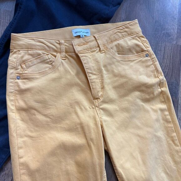 Gibson Latimer Bundle Lot of 3 Skinny Pants Women's 8 Pink Yellow Dark Blue - Picture 8 of 14